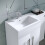 PlumbGalaxy Calm White Left Hand Combination Vanity Unit Set (No Toilet) 4