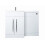 PlumbGalaxy Calm White Left Hand Combination Vanity Unit Set (No Toilet) 5