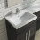 PlumbGalaxy Calm Grey Left Hand Combination Vanity Unit Set (No Toilet) 4