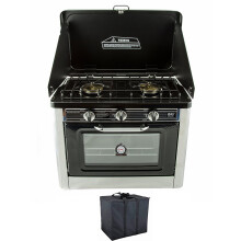 (Only Gas Stove/Oven) CO-01 Portable Gas Oven & Stove 2 Burner Camping Cooker