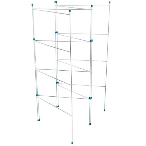 Home Discount 4 Fold Airer Drying Rack Indoor Outdoor Portable 1