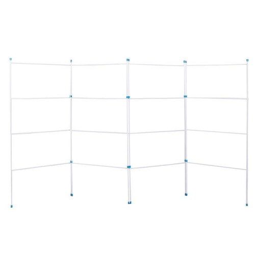 Home Discount 4 Fold Airer Drying Rack Indoor Outdoor Portable