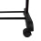 Home Discount Single Clothes Rail Hanging Hook Adjustable Wheels 6