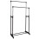 Double Clothes Rail Garment Rack on Wheels 2