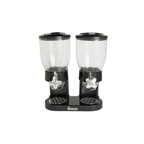 Swan Swan Double Cereal Dispenser, Black, 3.5 Litre 1