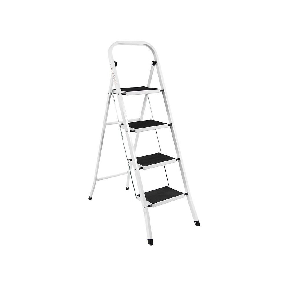 4 Step Ladder with Handrail Folding Portable DIY