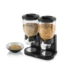 Swan Double Cereal Dispenser, Black, 3.5 Litre
