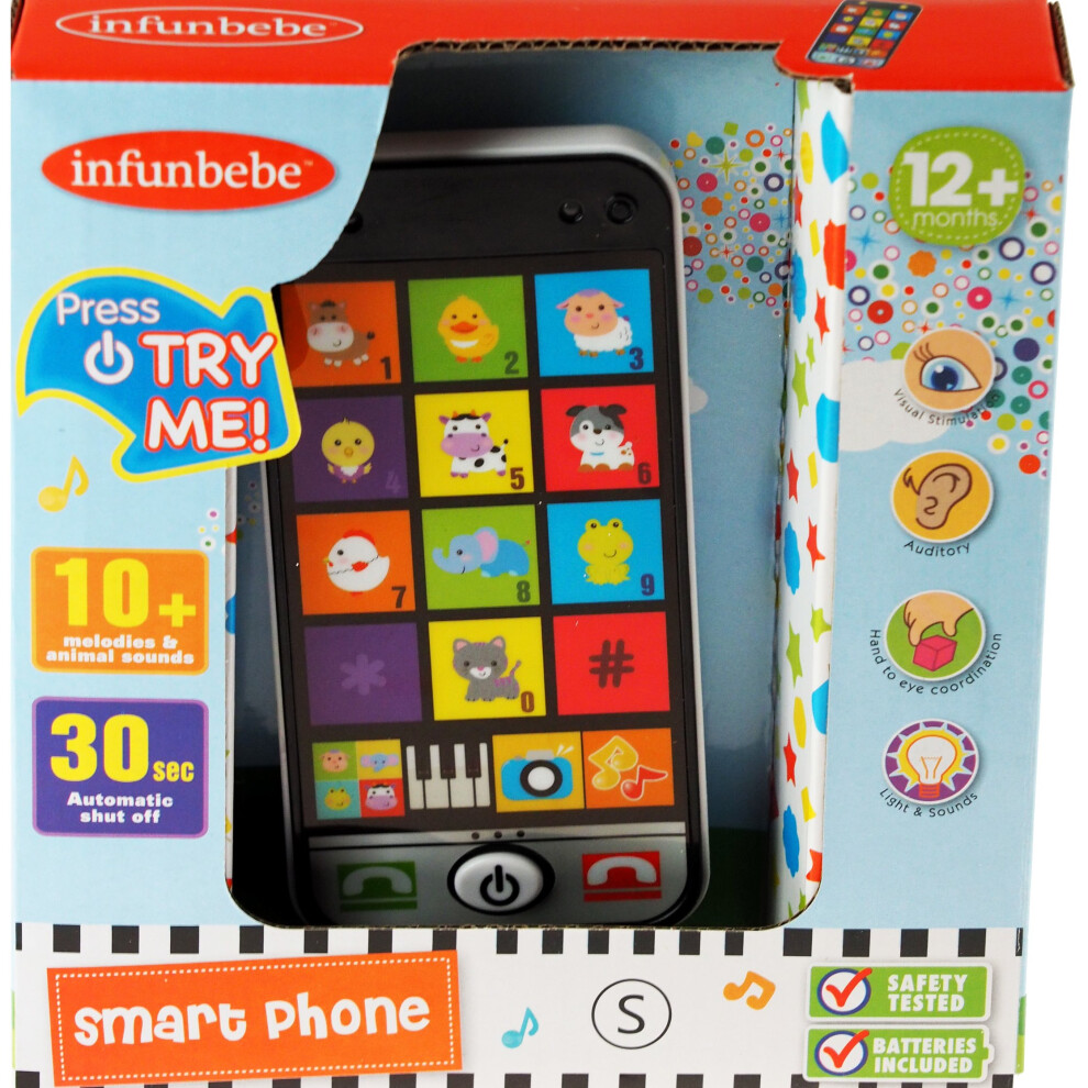 Pretend Play Mobile Smart Phone Toy For Tots - 12 Months +