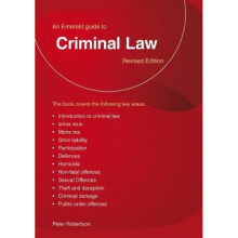 A Guide To Criminal Law by Peter Robertson