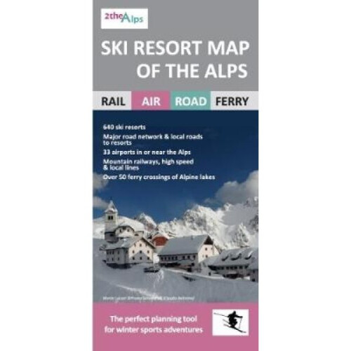Ski Resort Map of the Alps