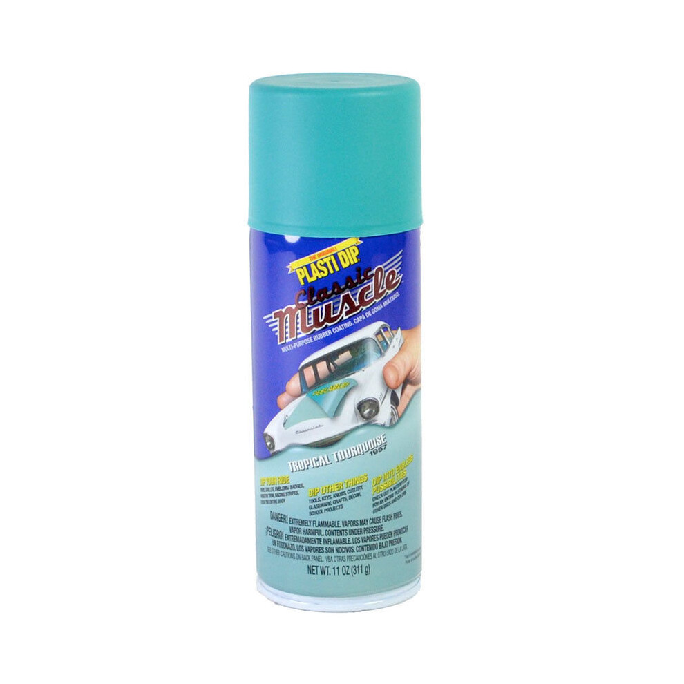 (Tropical Turqoise) Plasti Dip Muscle Colours Spray Aerosol - PlastiDip