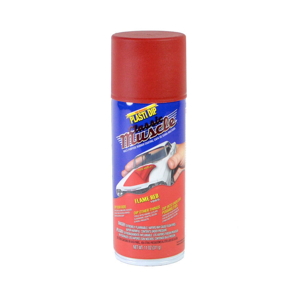 (Flame Red) Plasti Dip Muscle Colours Spray Aerosol - PlastiDip