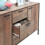 Timber Art Design UK Sideboard 2 Door 3 Drawer Oak Effect Storage Cupboard Living Dining Room Kitchen 5