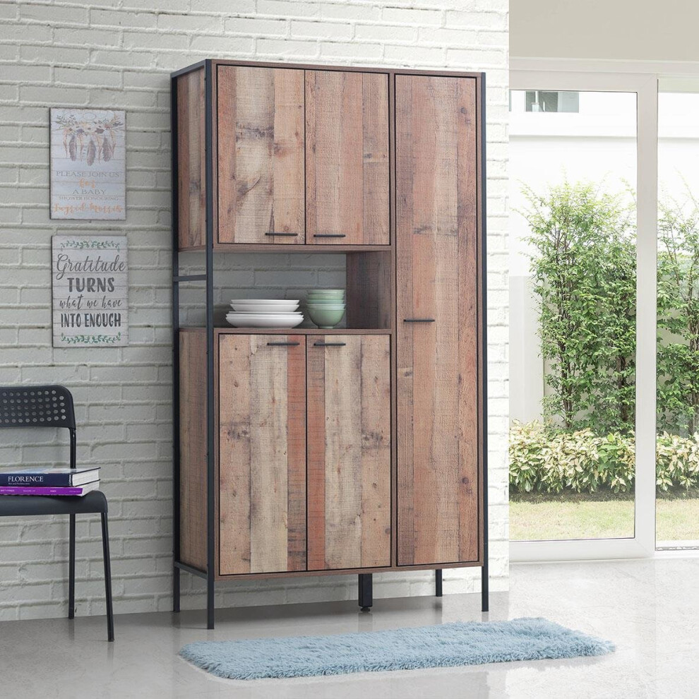 Timber Art Design Uk Stretton Kitchen Dining Room Display Drinks Larder Cabinet Cupboard Rustic