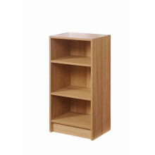 Yellow Oak 3 Tier Bookcase Freestanding Storage Unit Living Room Office Bedroom