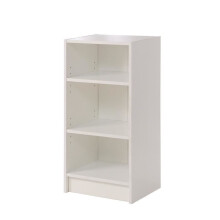 White Bookcase 3 Tier Shelving Storage Unit Living Room Bedroom