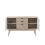 Timber Art Design UK Alford Sideboard 2 Doors 3 Drawers Storage Cabinet Cupboard Oak White 2