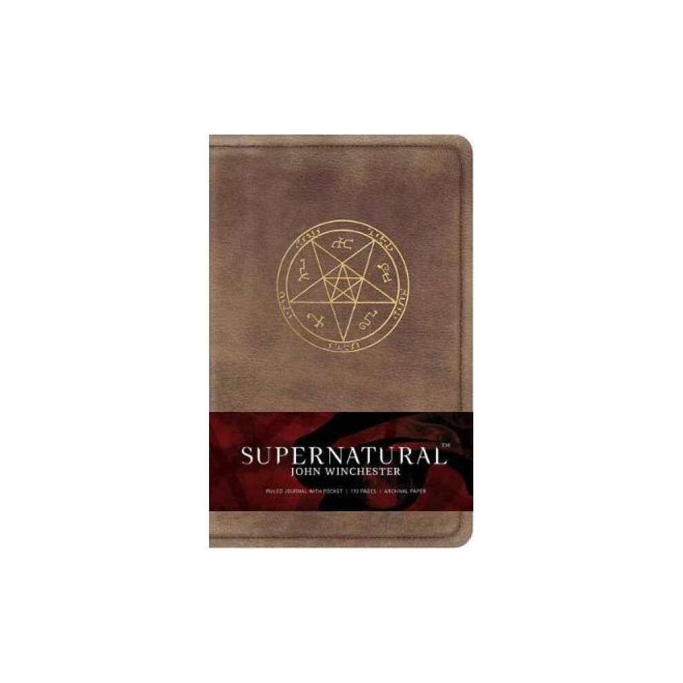 Riachristiecollections Supernatural John Winchester Hardcover Ruled Journal