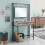 Timber Art Design UK Stretton Bedroom Dressing Vanity Makeup Table Mirror & Drawer Rustic Oak Effect 1