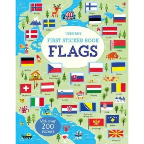 First Sticker Book Flags by Holly Bathie