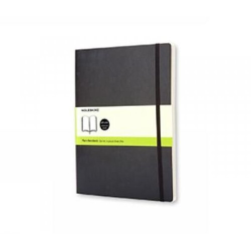 Moleskine Soft Extra Large Plain Notebook Black