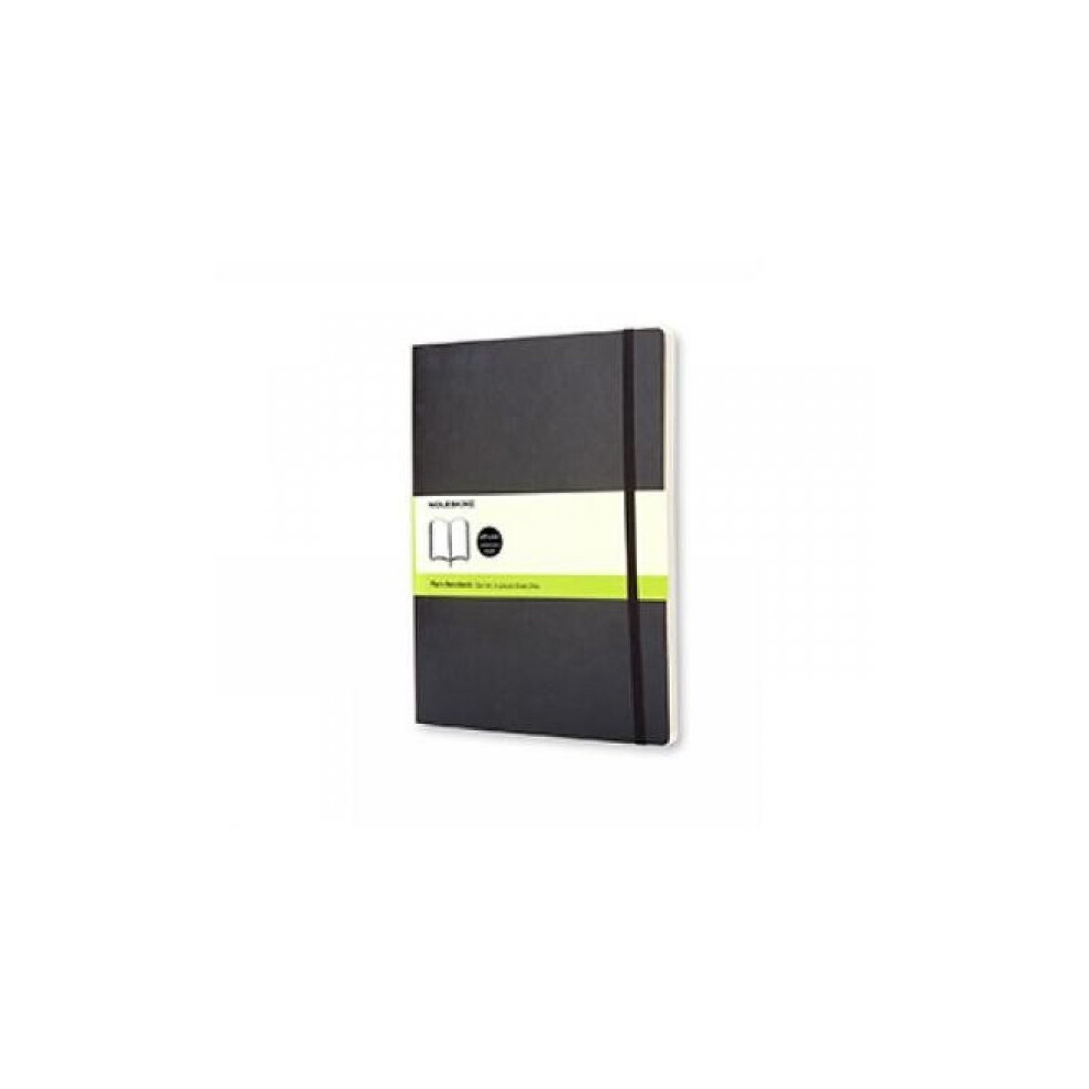 Moleskine Soft Extra Large Plain Notebook Black