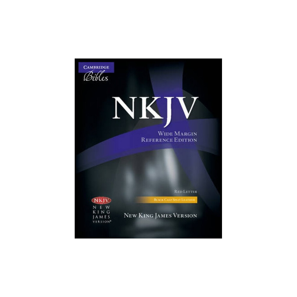 Riachristiecollections Nkjv Wide Margin Reference Bible Black Calf Split Leather Redletter Text Nk744xrm