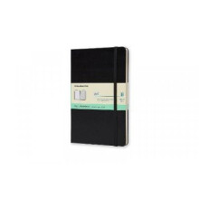 Cuaderno Moleskine Art Music, tapa dura, grande (12,7 x 21,8 cm), dise o de pentagrama negro, 192 p ginas