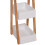 Homcom HOMCOM Bathroom Rack A shape 3-Tier Storage Unit Shelving Organizer 13