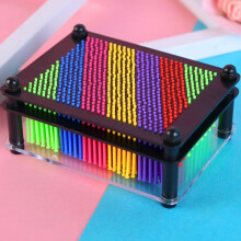 The Magic Toy Shop 3D Pin Art Rainbow Sculpture Picture Impressions Gadget Classic Children Toy
