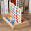 The Magic Toy Shop The Magic Toy Shop Four in a Line Traditional Wooden Edu Board Game Classic 4 in a Row Connect Four 2