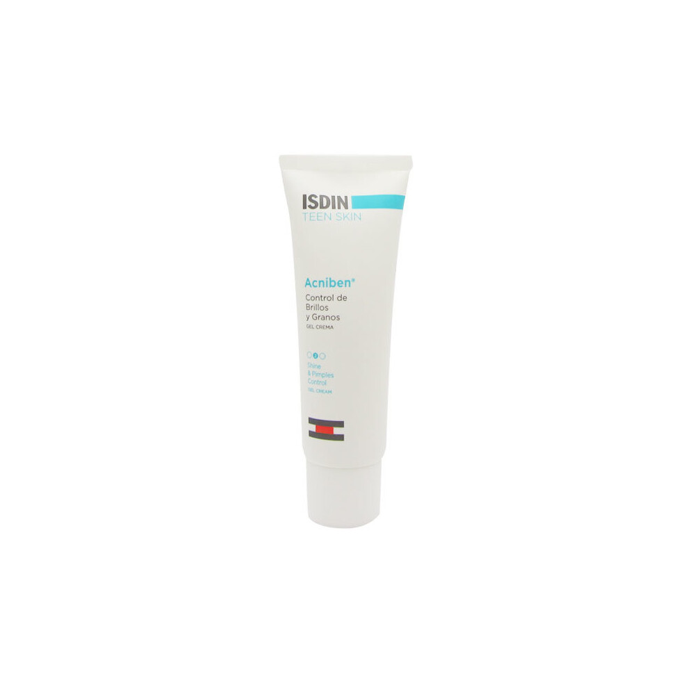 Isdin Cream Acniben Teen Shine And Pimples Control Gel 40Ml