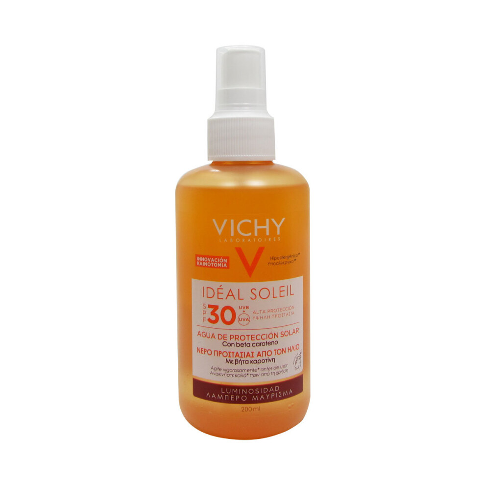 Vichy Ideal Soleil Fresh Water Sun Protection SPF30 Luminous Tan 200ml