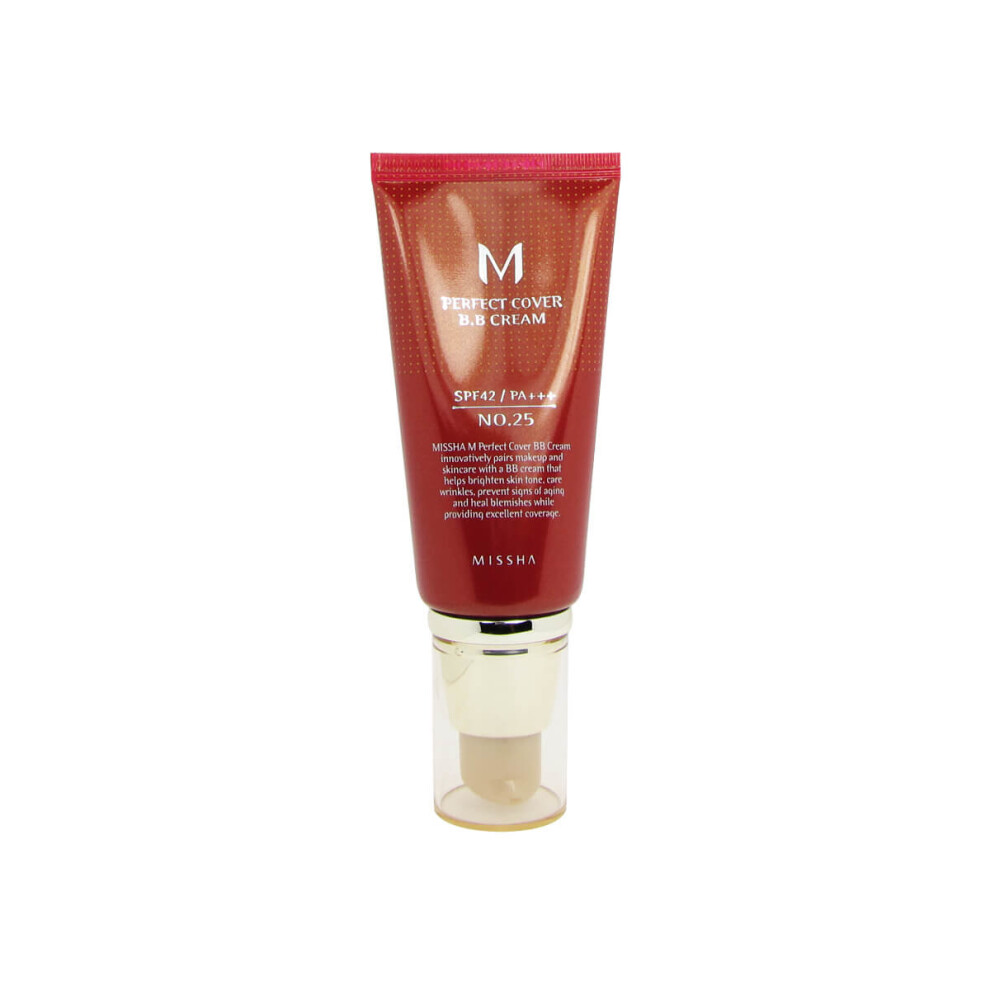 Missha Cream/Beige M Perfect Cover Bb Spf42 / Pa +++ No.25 Warm 50Ml