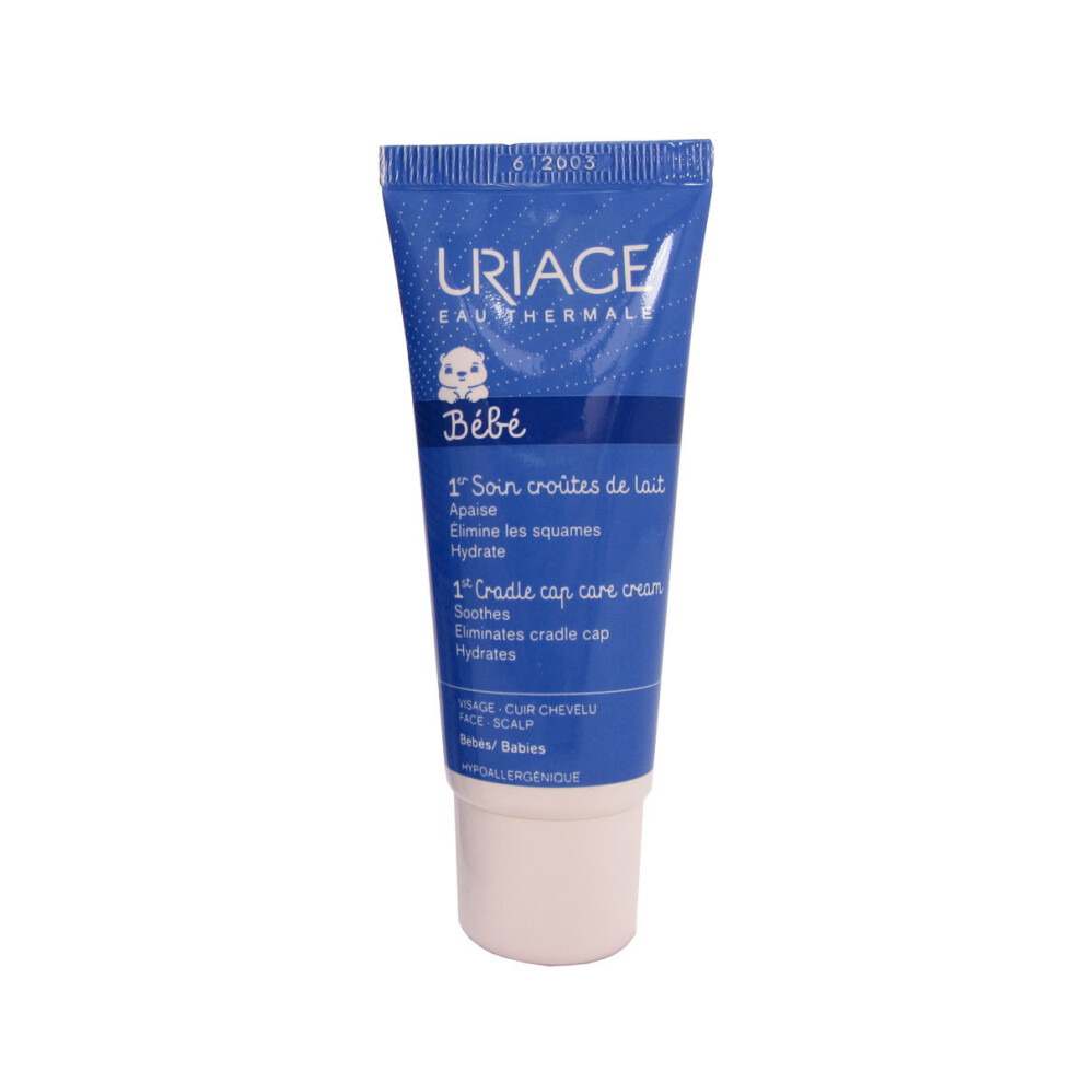 1St Cradle Cap Care 40Ml Face Scalp Babies Soothes Hydrates Cream Uriage