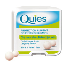 Quies Ear Plugs Natural Wax 8 Pairs