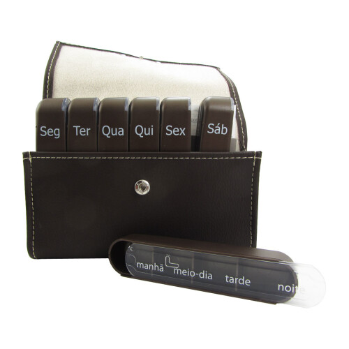 Pilbox Liberty Pill Dispenser 7 Modules with Pouch
