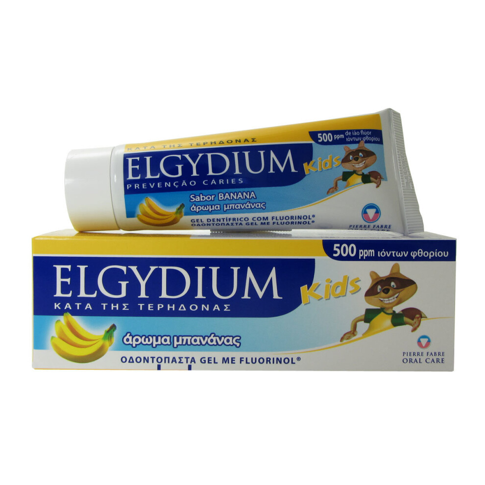 Elgydium Kids Gel Toothpaste Banana Flavor 50ml