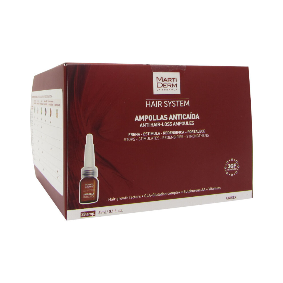 Martiderm Hair System Anti Hair-Loss Ampoules 28X3ml