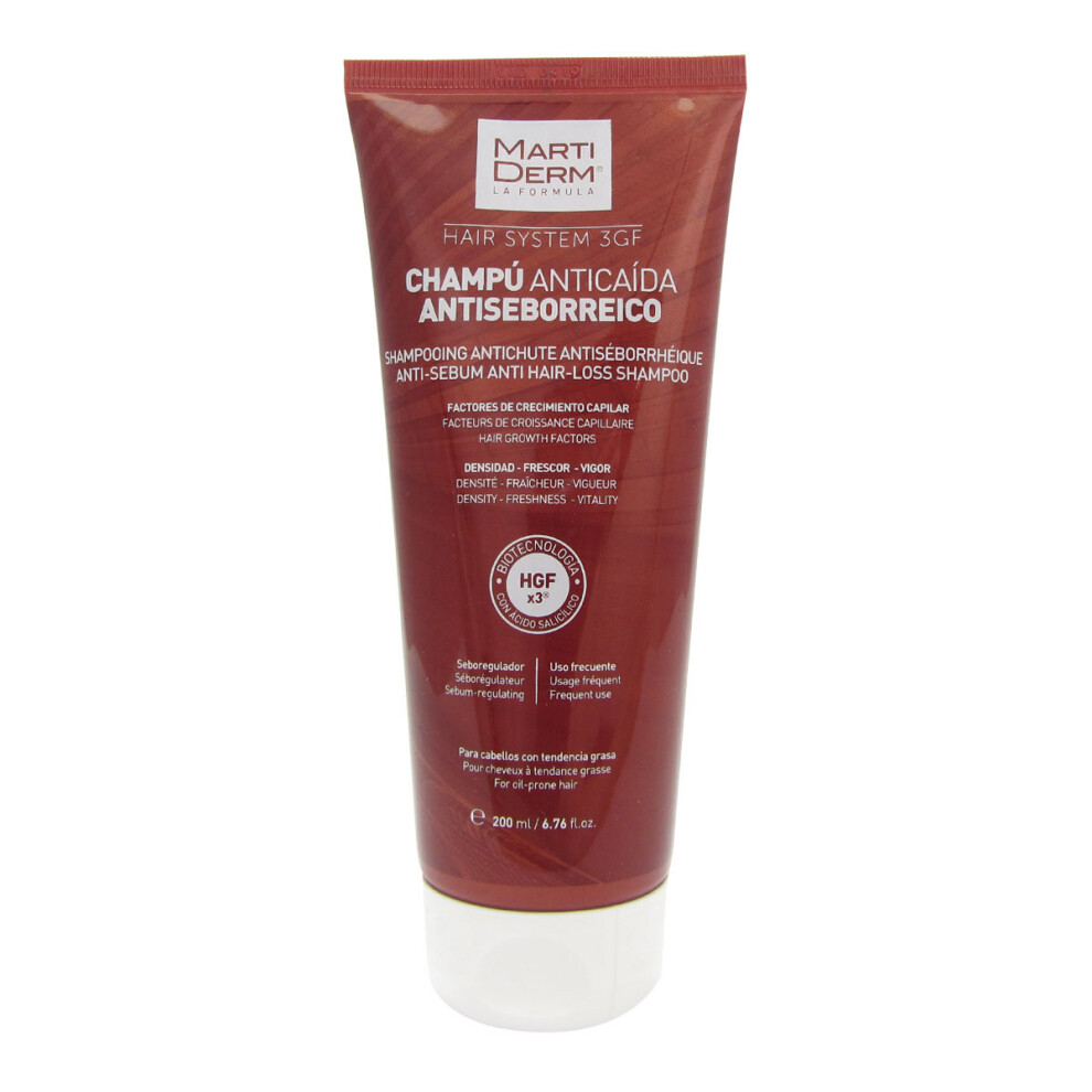 Martiderm Anti-Sebum Anti Hair-Loss Shampoo 200Ml