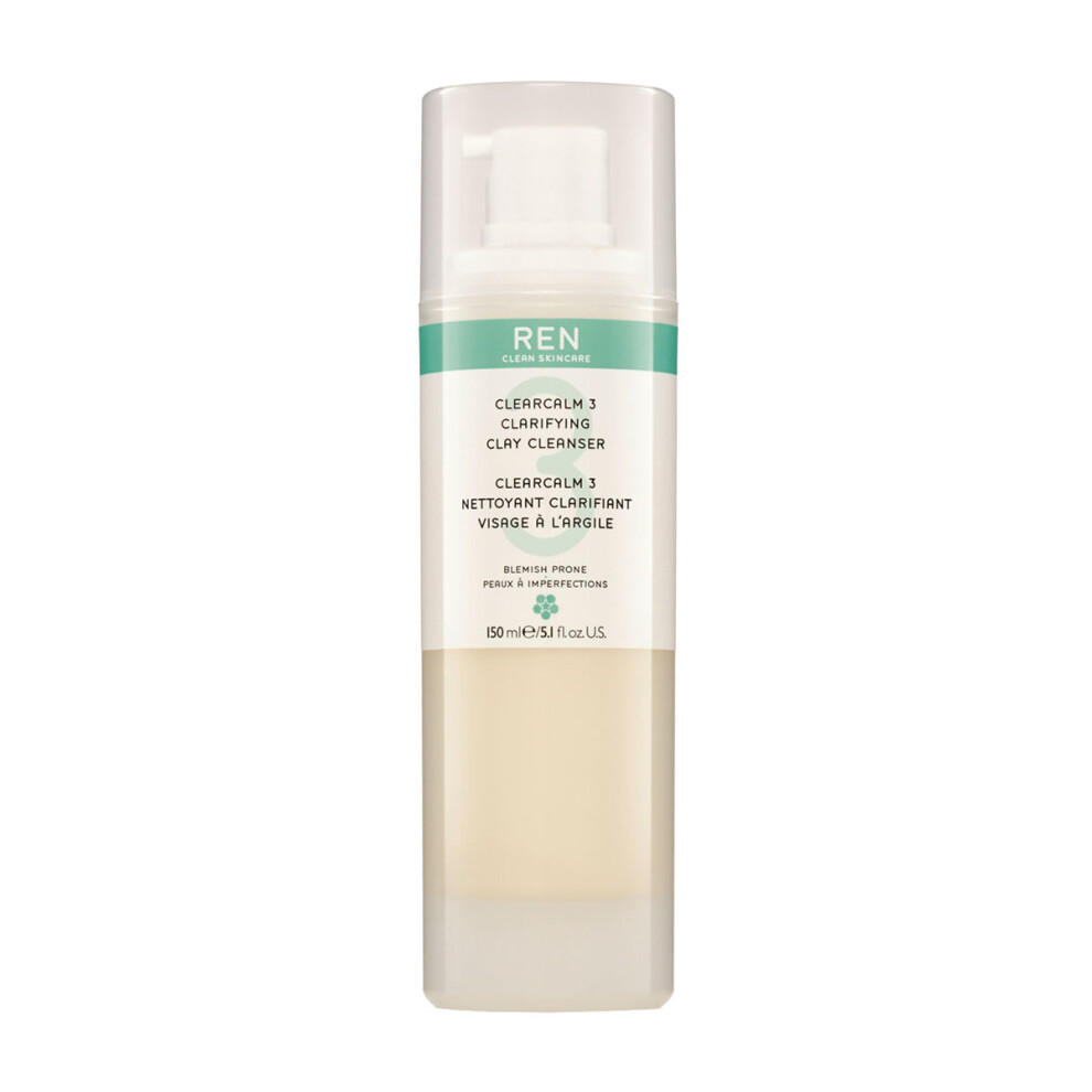 REN Clearcalm 3 Clarifying Clay Cleanser 150ml