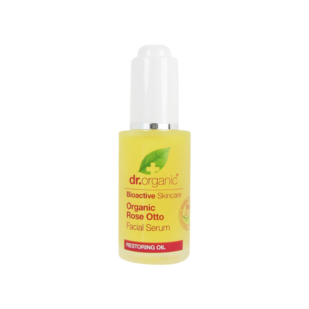 Dr. Organic Skincare Organic Rose Otto Facial Serum Restoring Oil 30ml - Image 4