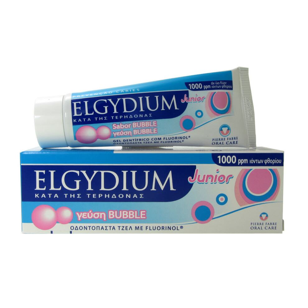 Elgydium Junior Flavor Bubble Gel Toothpaste 50Ml