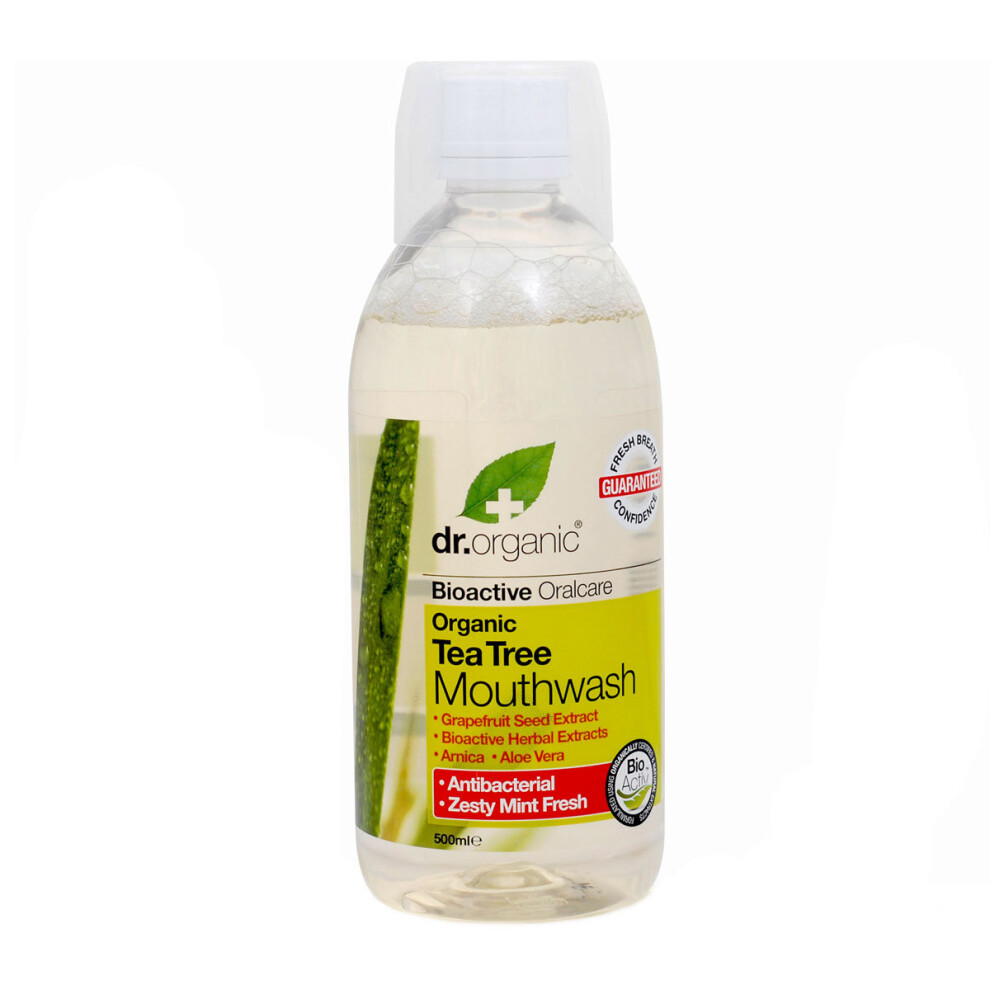 Dr.Organic Tea Tree Mouthwash 500ml