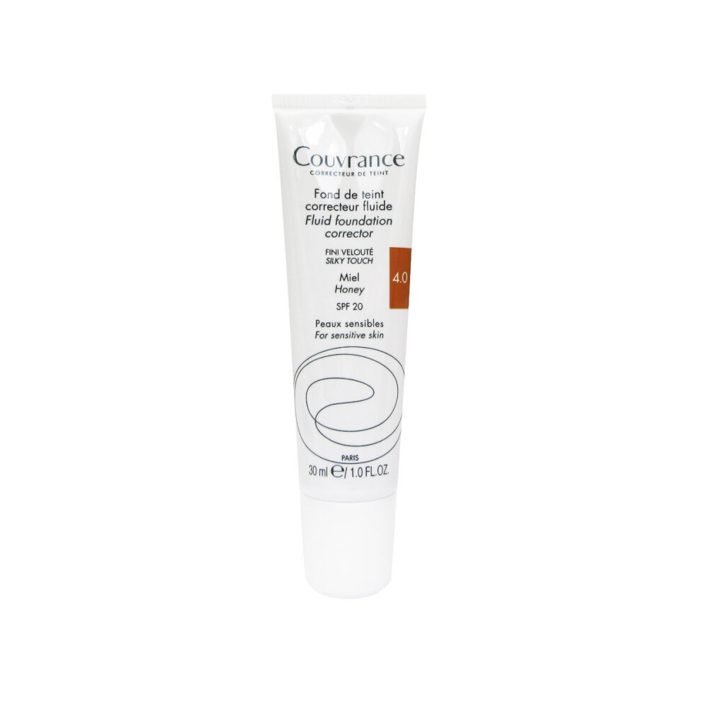 Avene Couvrance Fond De Teint Correcteur Fluide 4.0 Miel 30ml