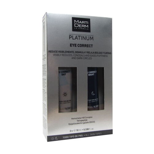 Martiderm Platinum Eye Correct Day + Night 2x10ml