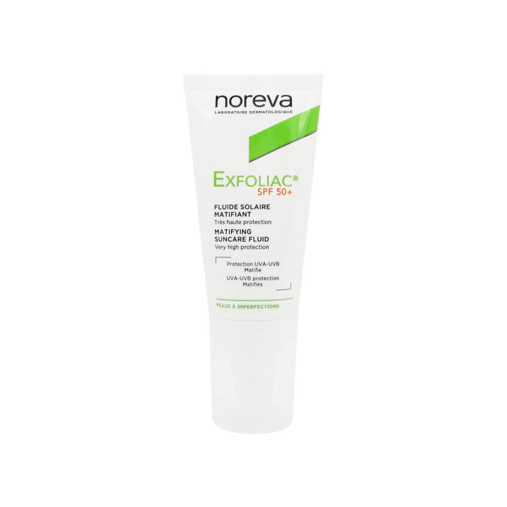 Noreva Exfoliac Matifying Suncare Fluid Spf50+ 40Ml