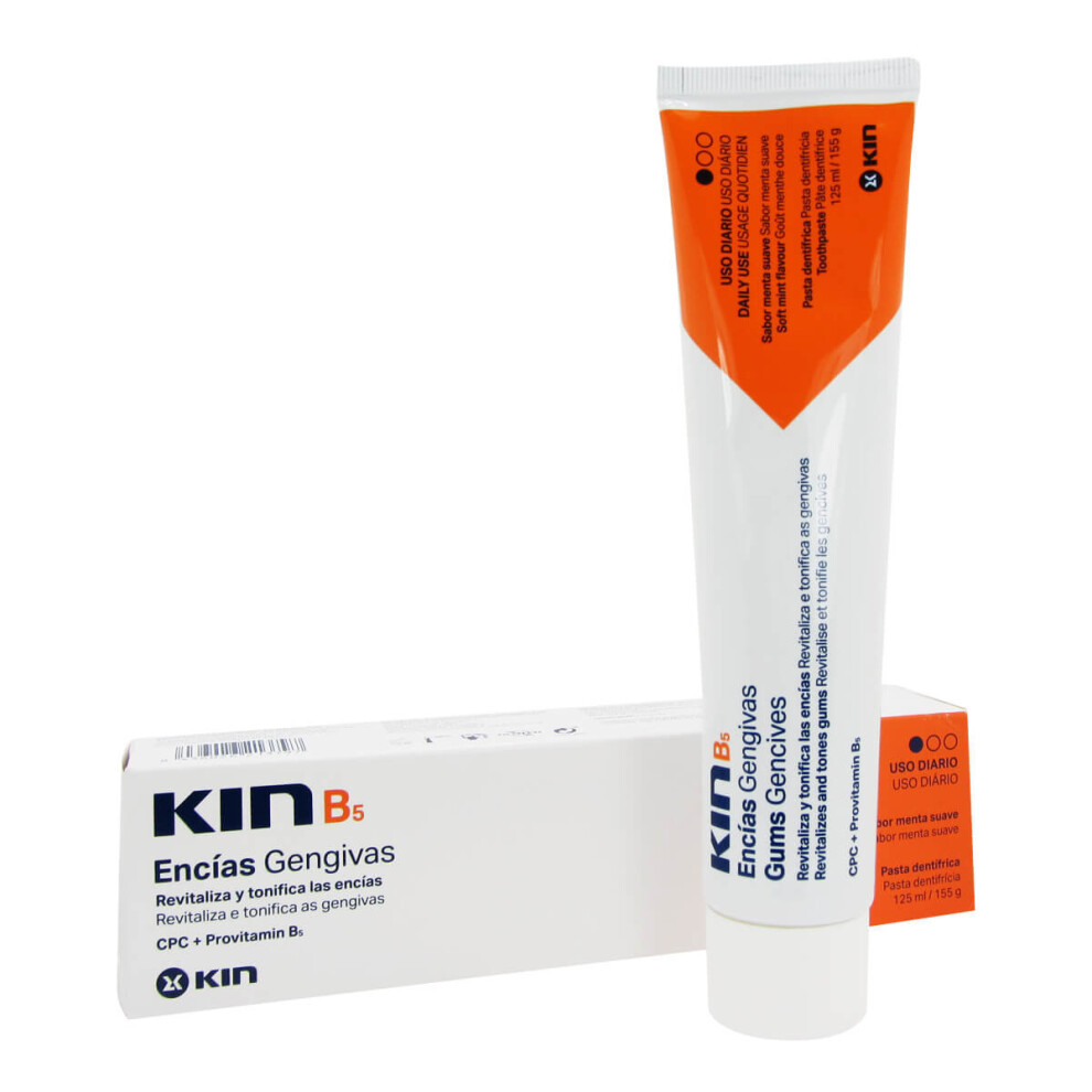Kin B5 Toothpaste ~ SLS-Free Xylitol CPC, Daily Use for Bad Breath Implants Gums