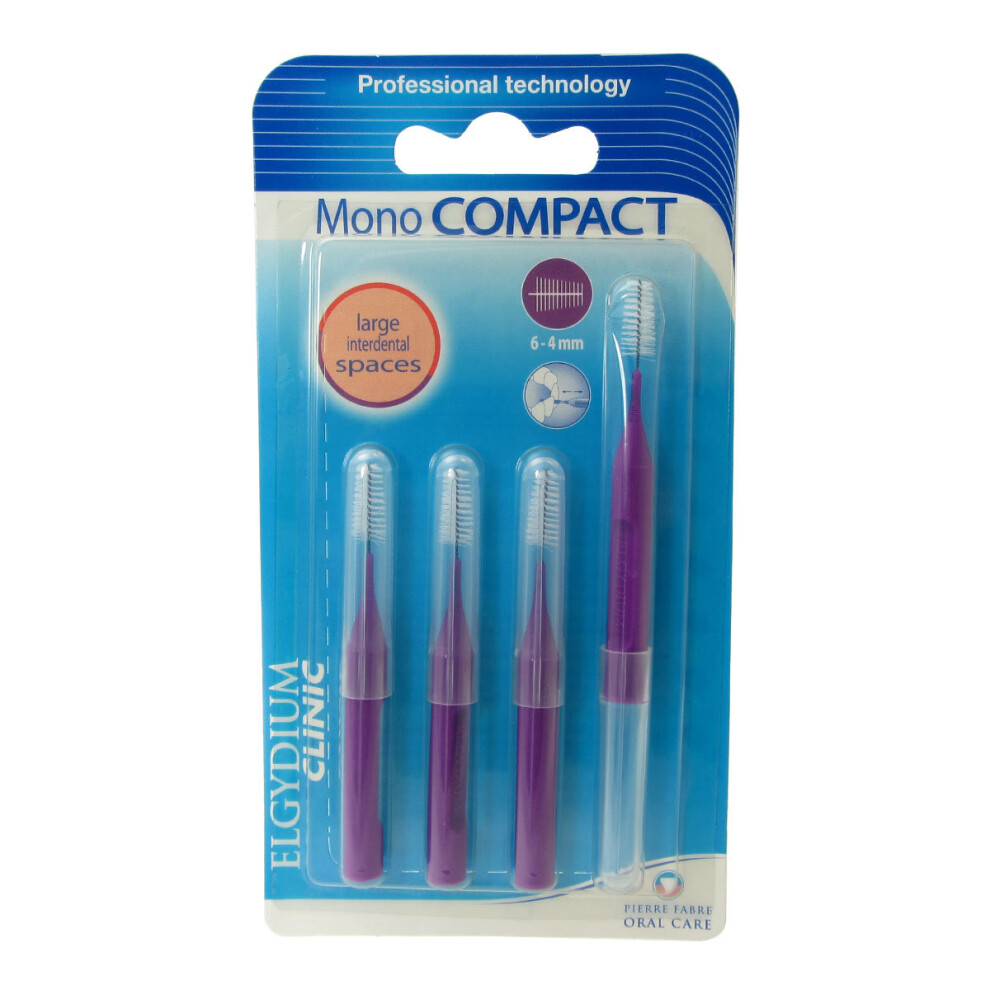 Elgydium Clinic Mono Compact Interdental Brush Large Conical X4
