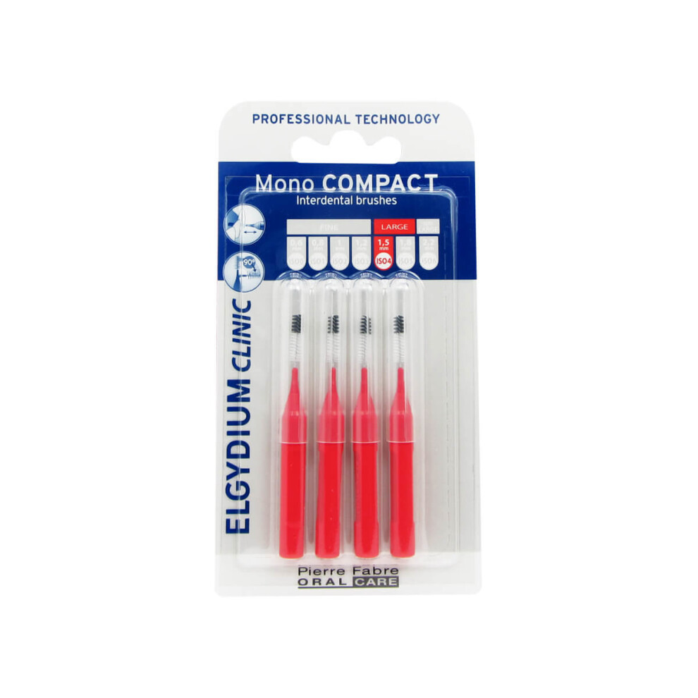 Elgydium Clinic Mono Compact Interdental Brush Large Conical x4